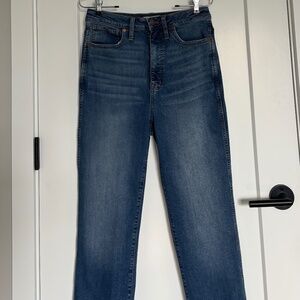 Madewell curvy stovepipe straight leg jeans - Size 28T